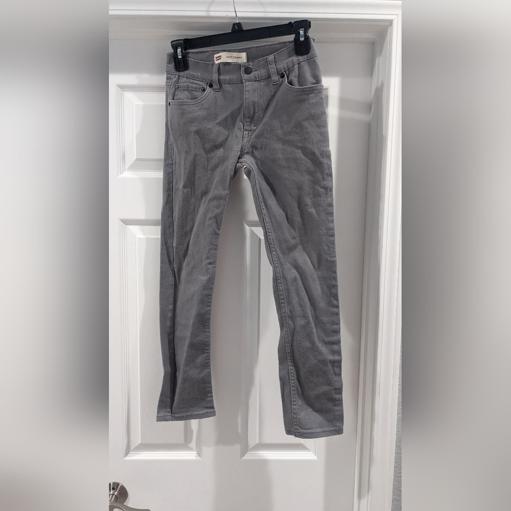 Gray Boys 510 Levis Size 14